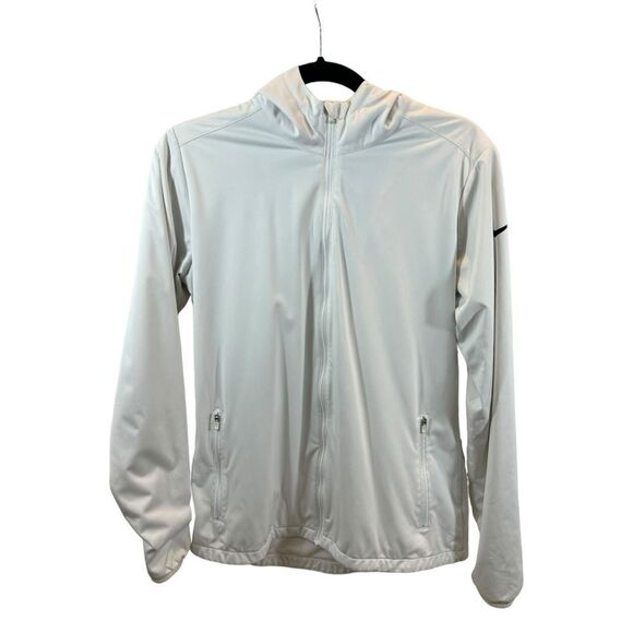 Ladies Nike Golf White Full Zip Hooded Jacket Size Medium - Picture 5 of 16